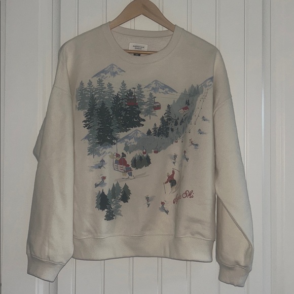 AE APRES SKI relaxed fit sweatshirt NWT - Picture 4 of 8